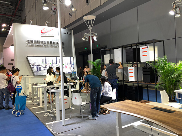 Pengcheng mobile file cabinet on 2018 CIFF Shanghai Day 3