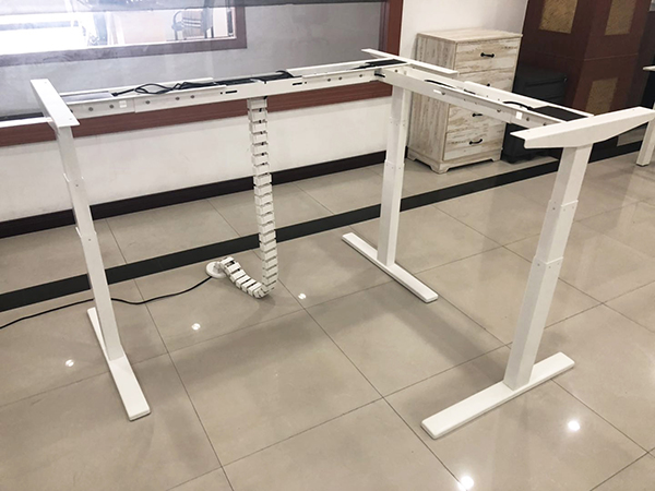Pengcheng furniture L-Shaped Electric Height Adjustable Desk