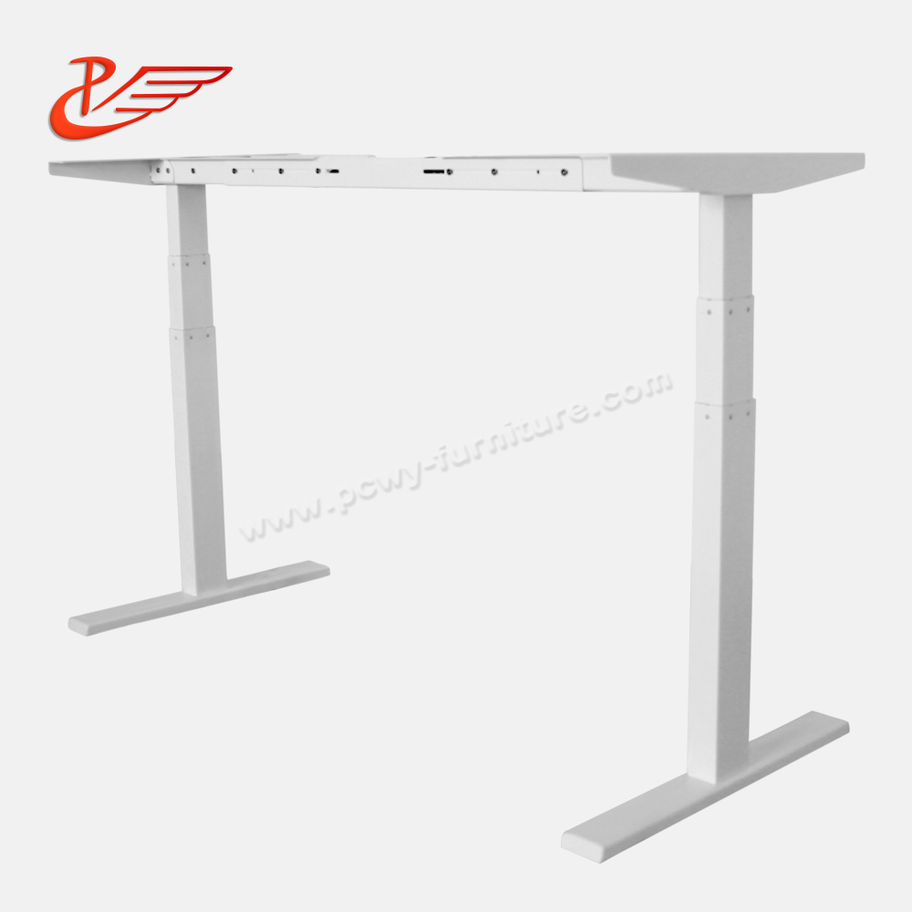 PCES-1250 White Dual motor Electric height adjustable table frame(图6)