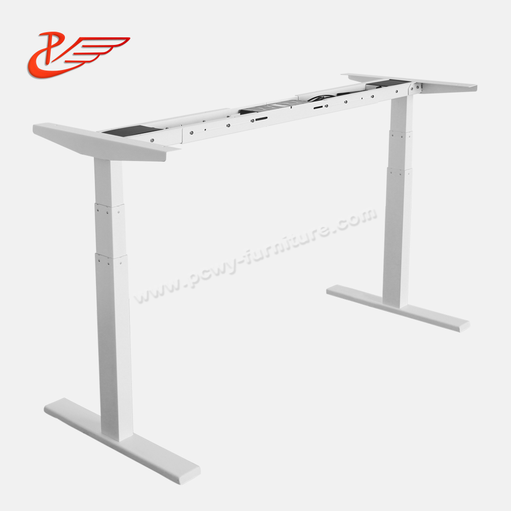 PCES-1250 White Dual motor Electric height adjustable table frame(图7)