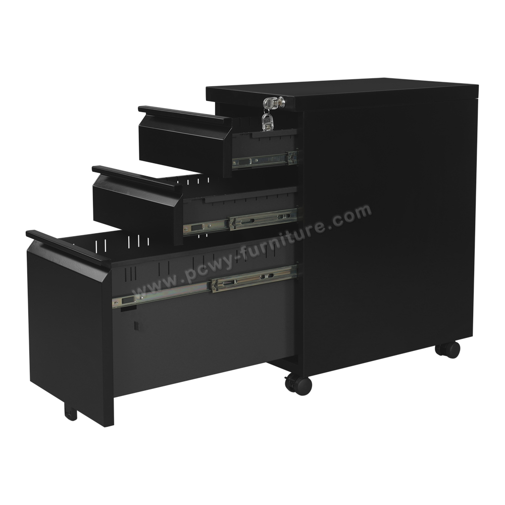 Pengcheng black Goose-neck Handle metal file cabinet manufacturers
