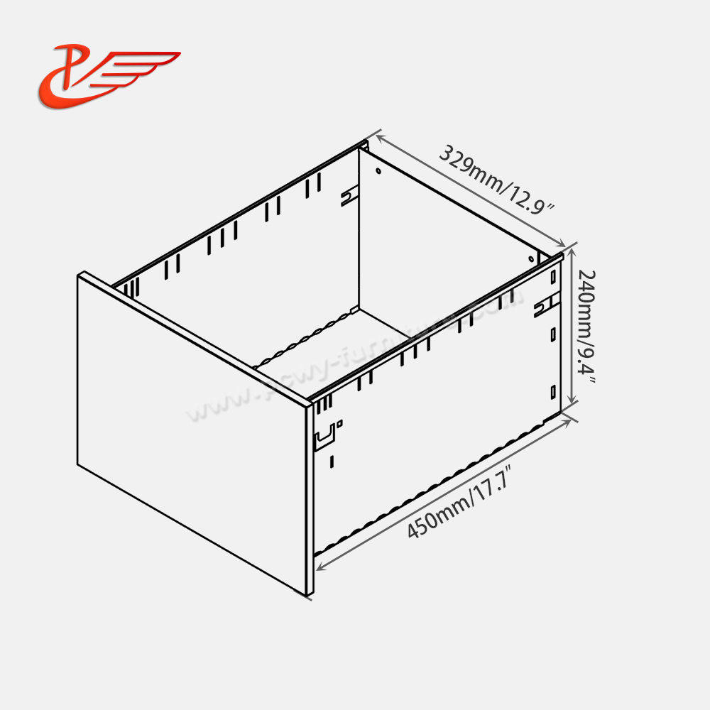 PCP-300F-9520 Combination Lock Mobile Pedestal/Cabinet(图11)