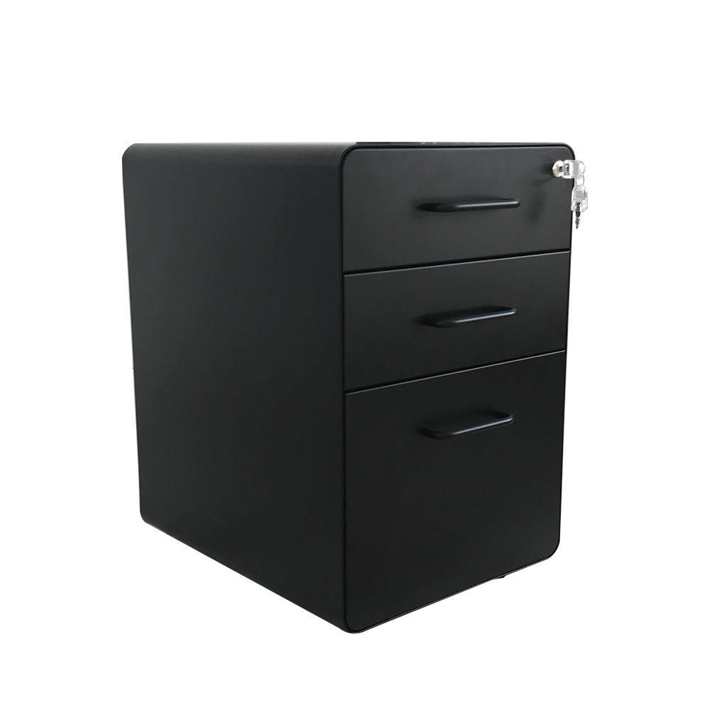 PCP-390R-H Rounded Corner With Handle Mobile Pedestal/Cabinet(图3)
