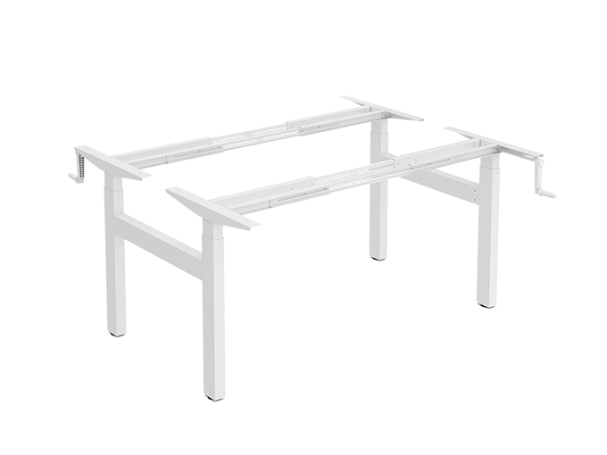 PCS-1125W Manual crank height adjustable desk frame(图1)