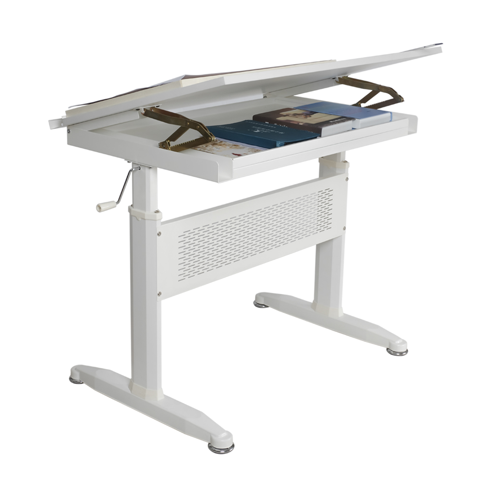 PCZ-900A Height Adjustable Folding Engineering Wooden Drafting Drawing Table(图1)