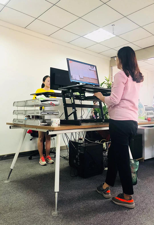 standing work posture