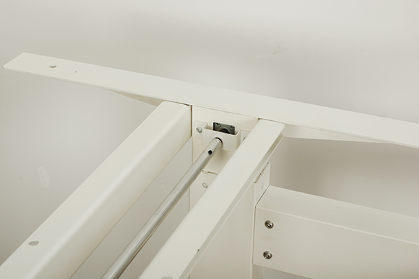 steel of height adjustable sit stand desk