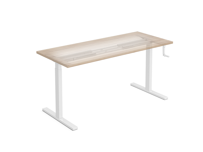 PCS-1125 Office manual crank height adjustbale desk
