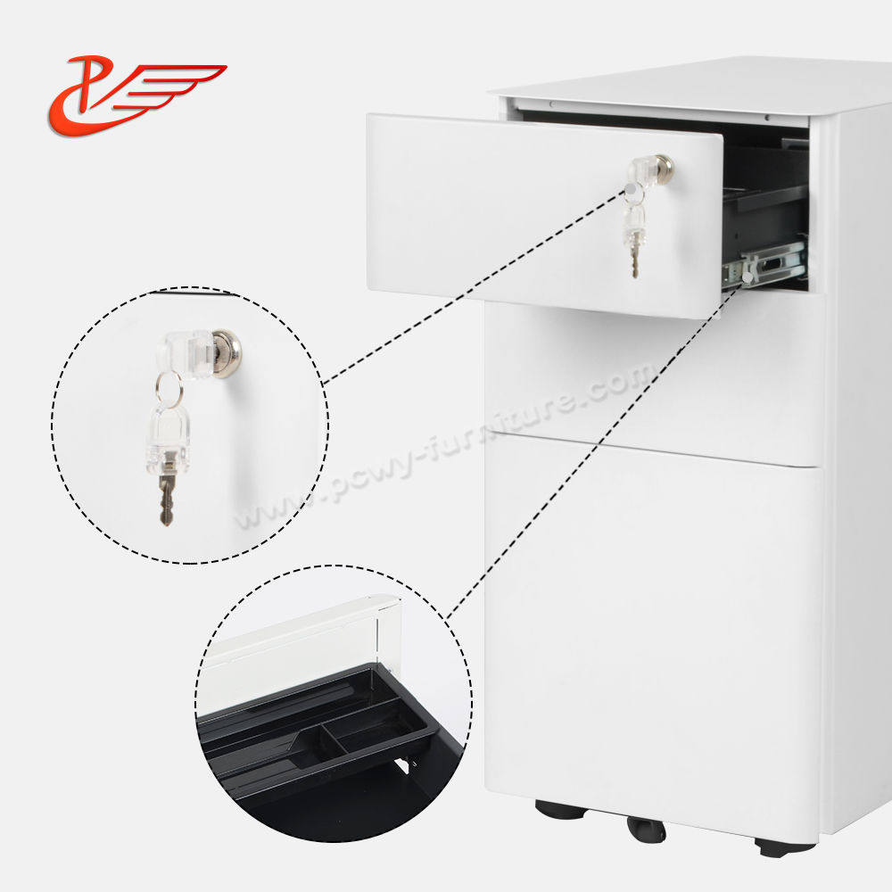 PCP-300M White Mobile Pedestal/Cabinet(图6)