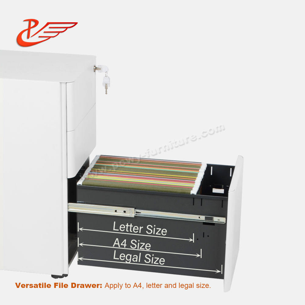 PCP-300M White Mobile Pedestal/Cabinet(图8)