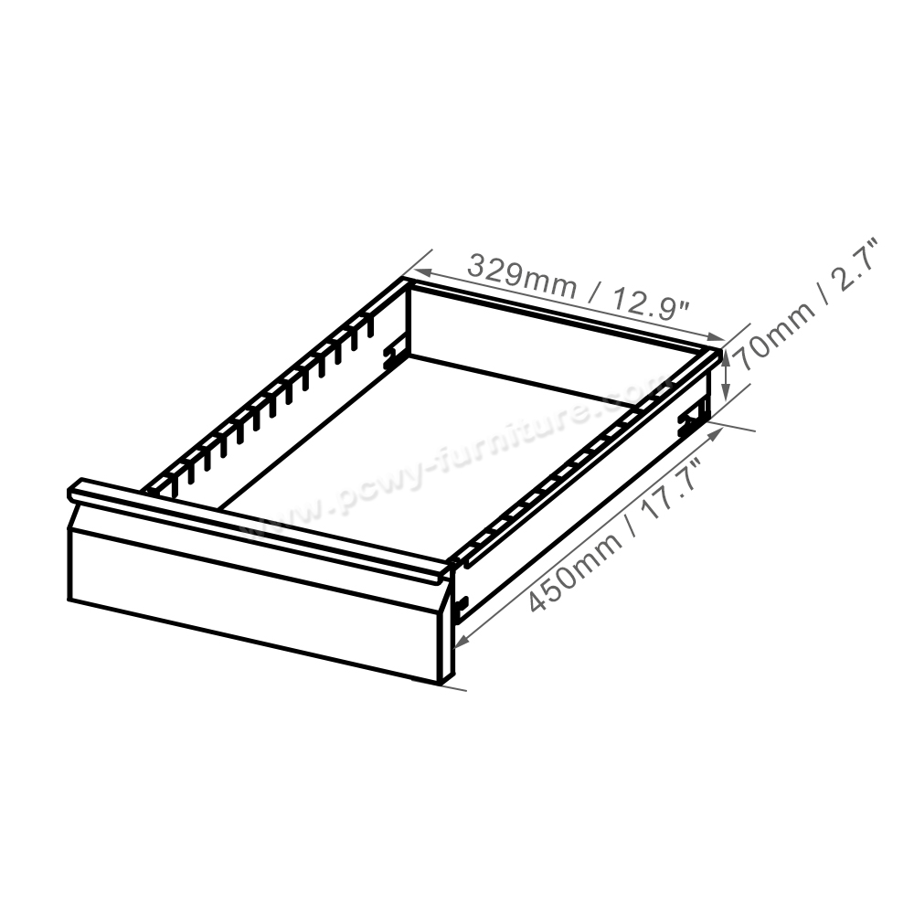 2 drawer mobile pedestal file