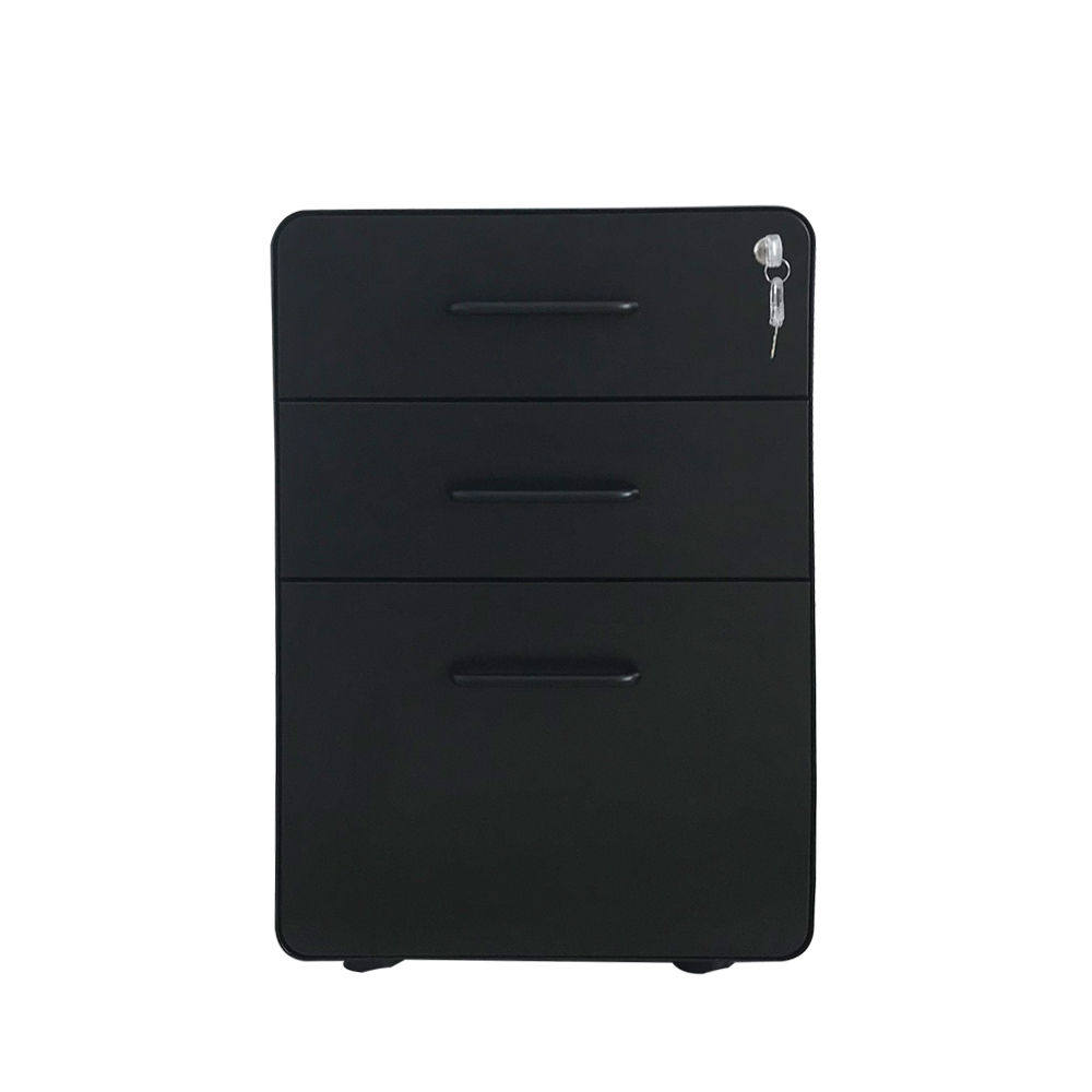 PCP-390R-H Rounded Corner With Handle Mobile Pedestal/Cabinet(图1)