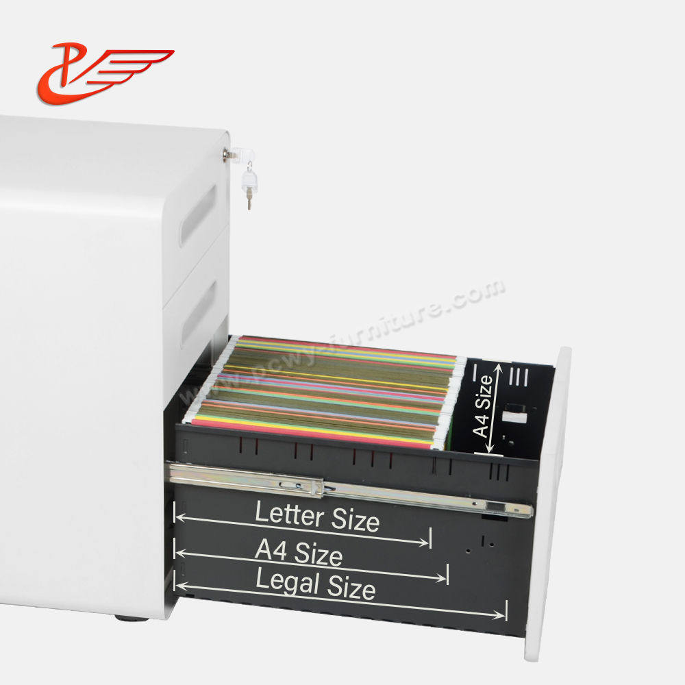 PCP-390R Rounded Corner Mobile Pedestal/Cabinet(图5)